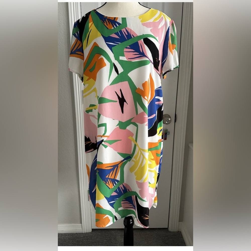 She+Sky Colorful Tropical Dress Size Medium